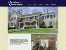 Tablet Screenshot of hacklebarneycontracting.com